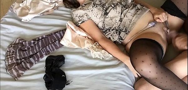  T&A 493 - Fucking Clothed Girl in Satin Lingerie